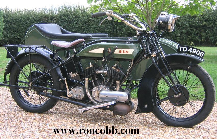 1927 BSA G14 1000cc V twin